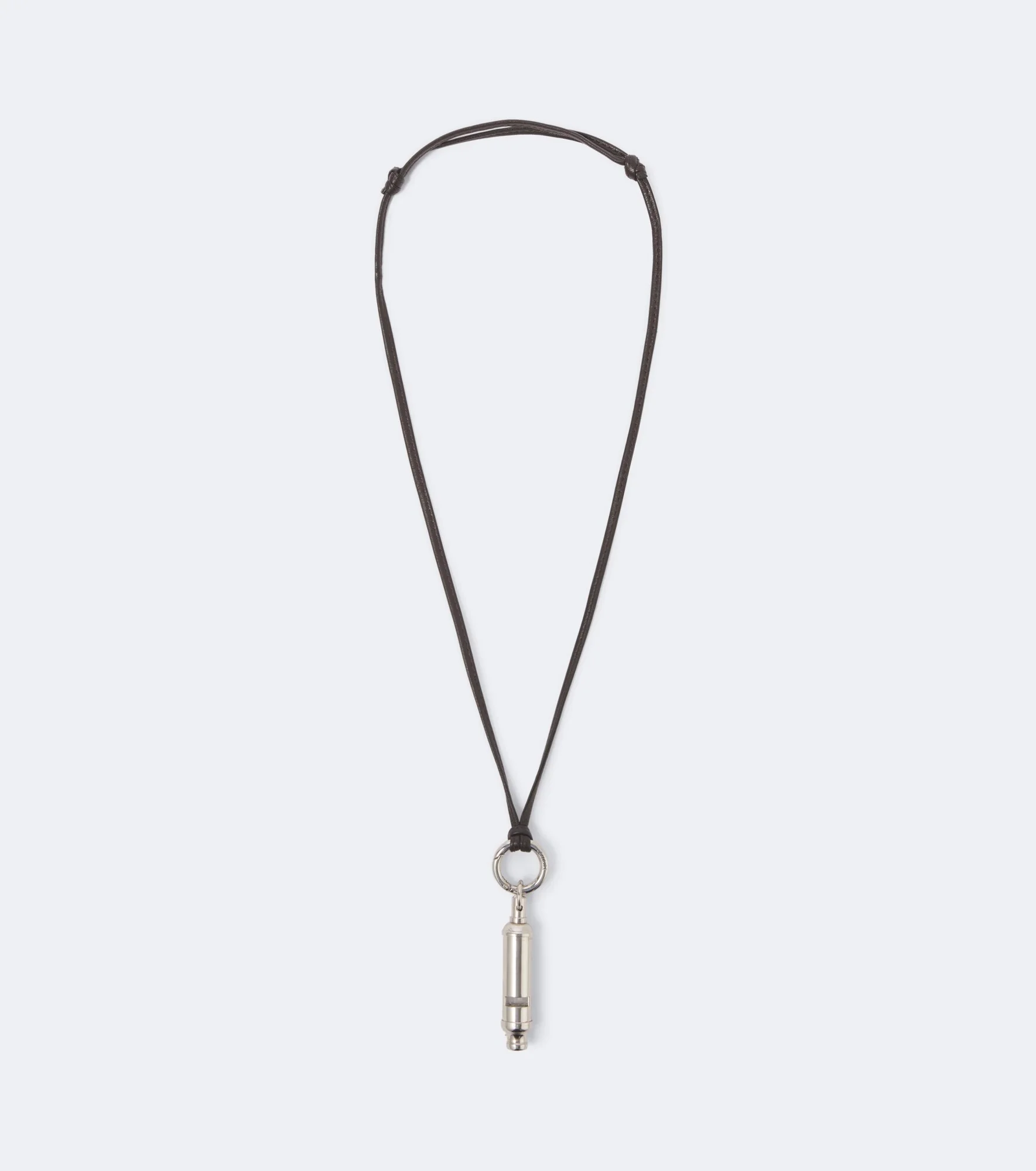 Acme leather pendant necklace - 1