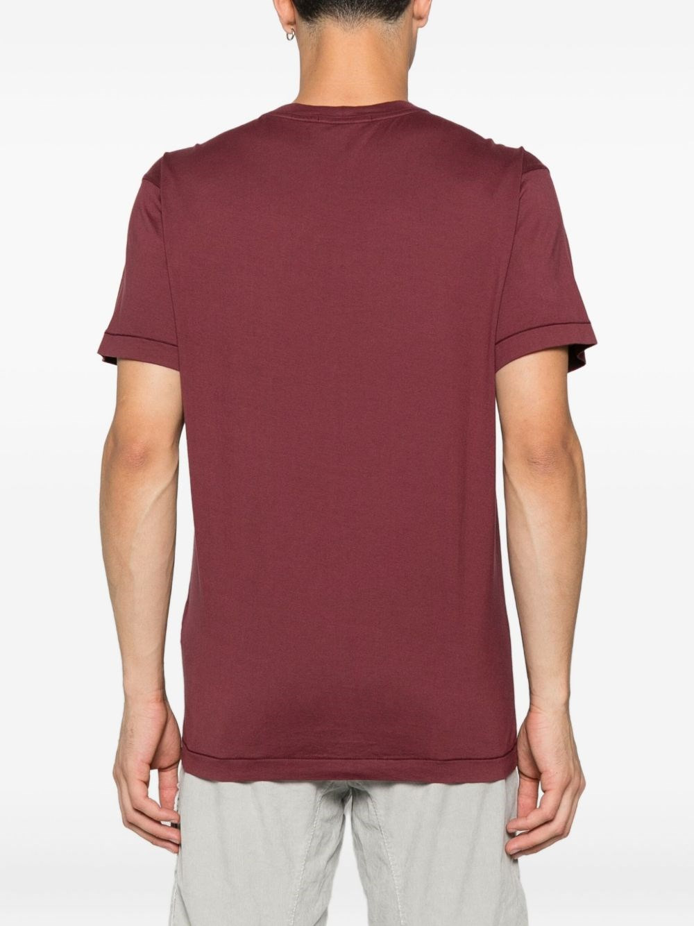 Short sleeves cotton t-shirt with logo - 2