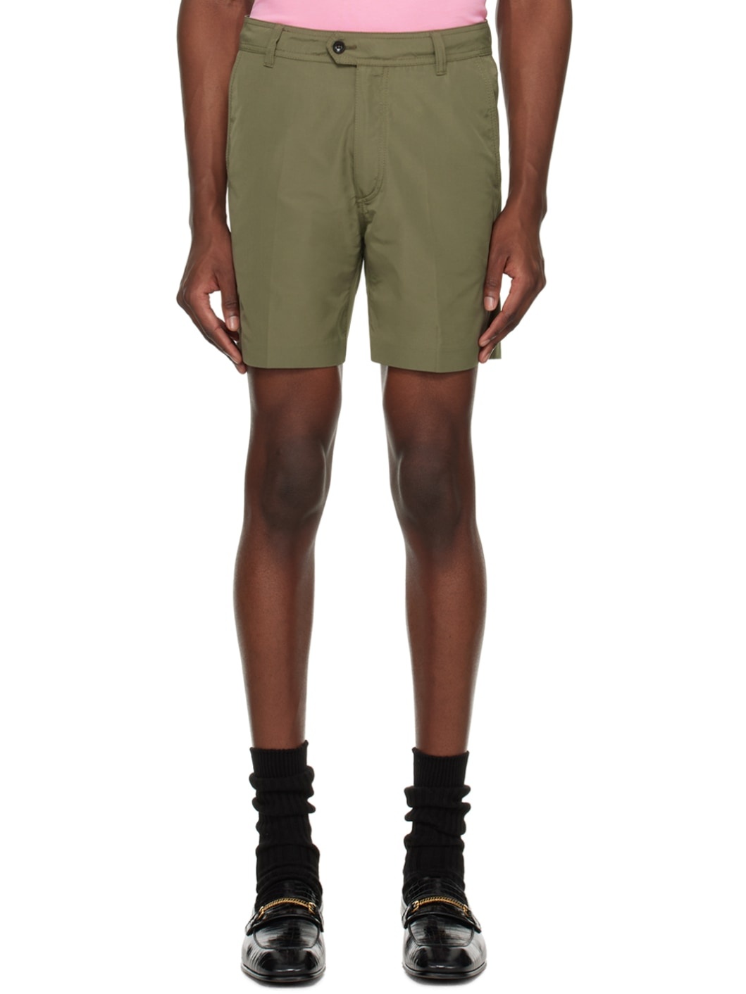 Green Technical Shorts - 1