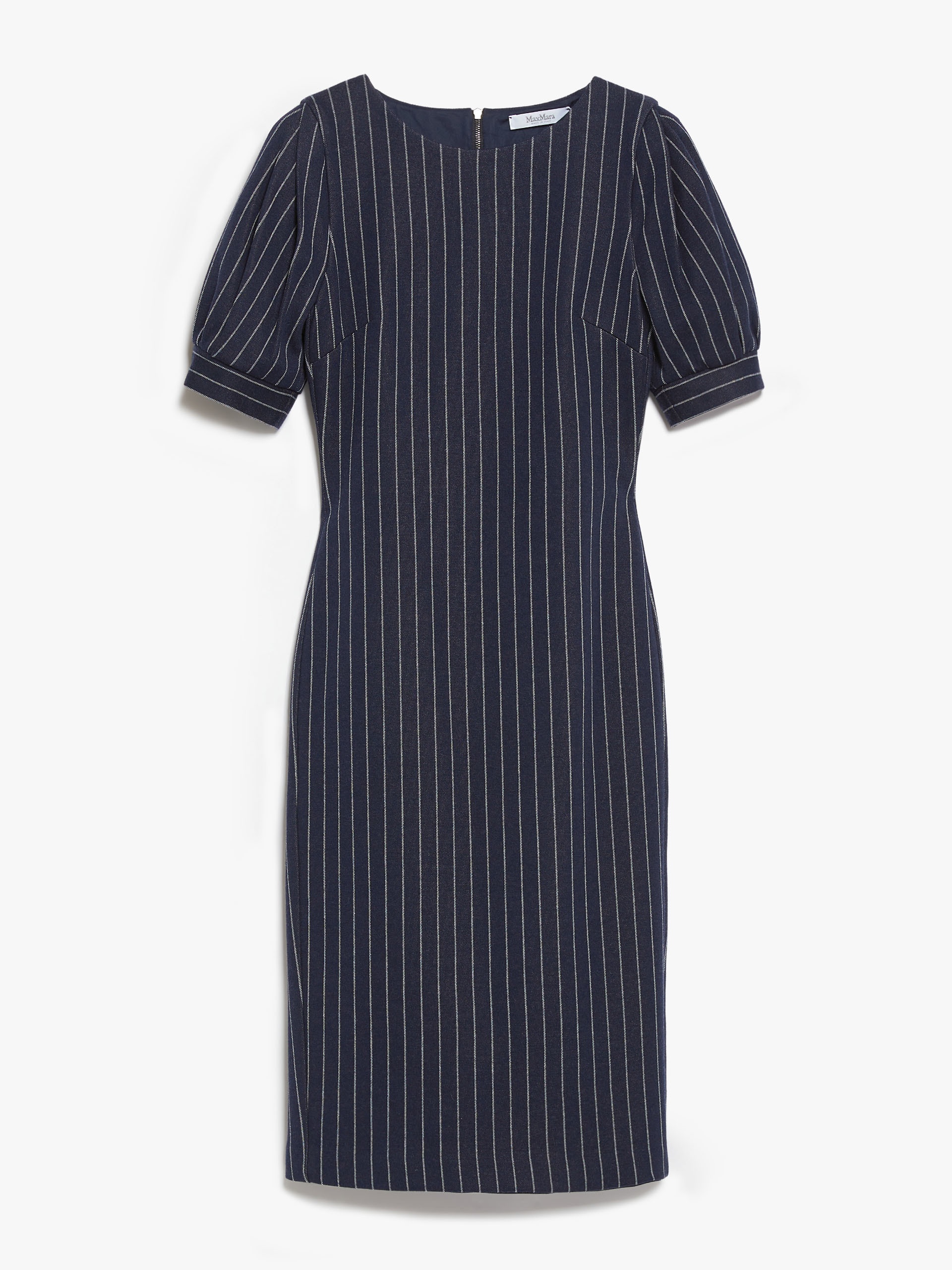 TUNICA Cotton, cashmere and silk midi dress - 1