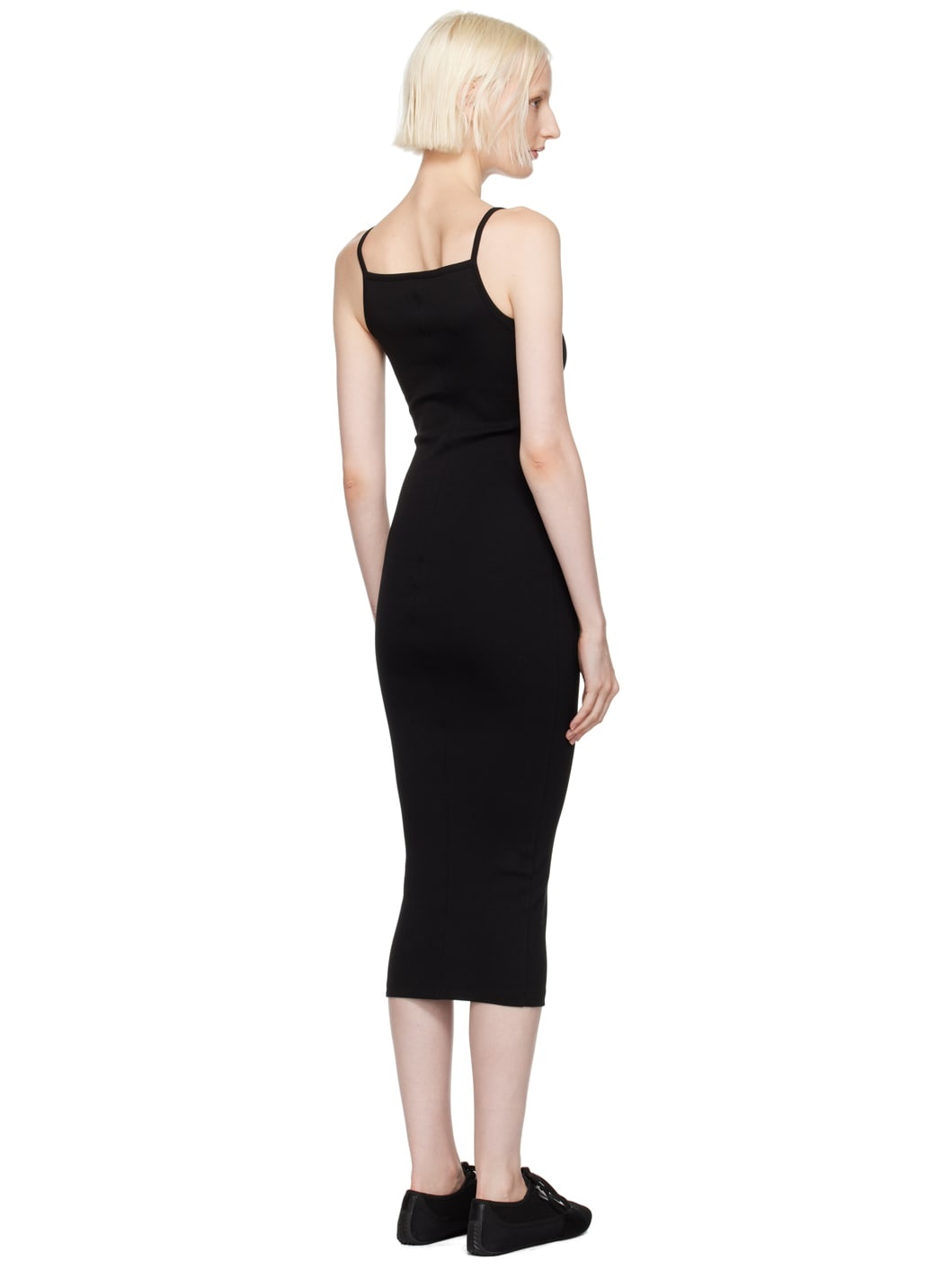 Black Bibi Midi Dress - 3