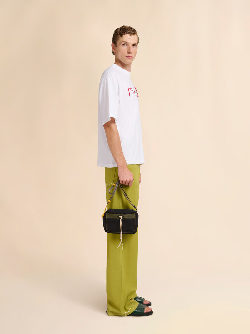 Marni BLACK TECHNICAL FABRIC CAMERA BAG outlook