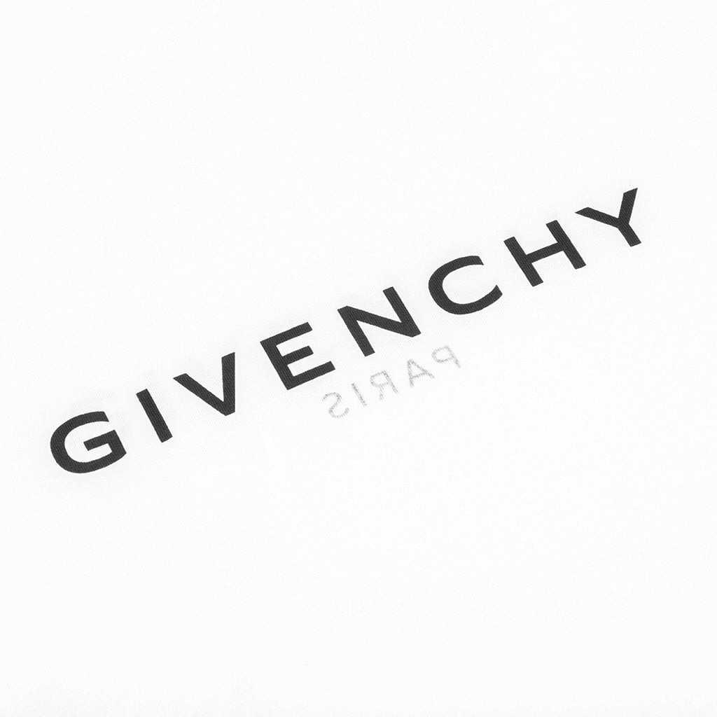 GIVENCHY PARIS REVERSE OVERSIZED SHIRT - WHITE - 3