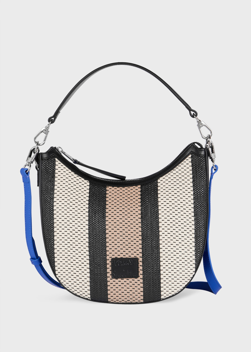Women's Woven Stripe Hobo Bag 1