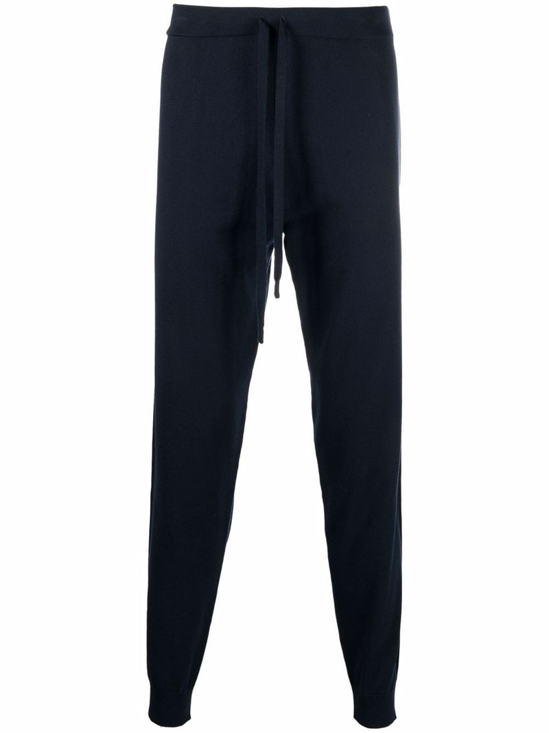 slim-cut track pants 1