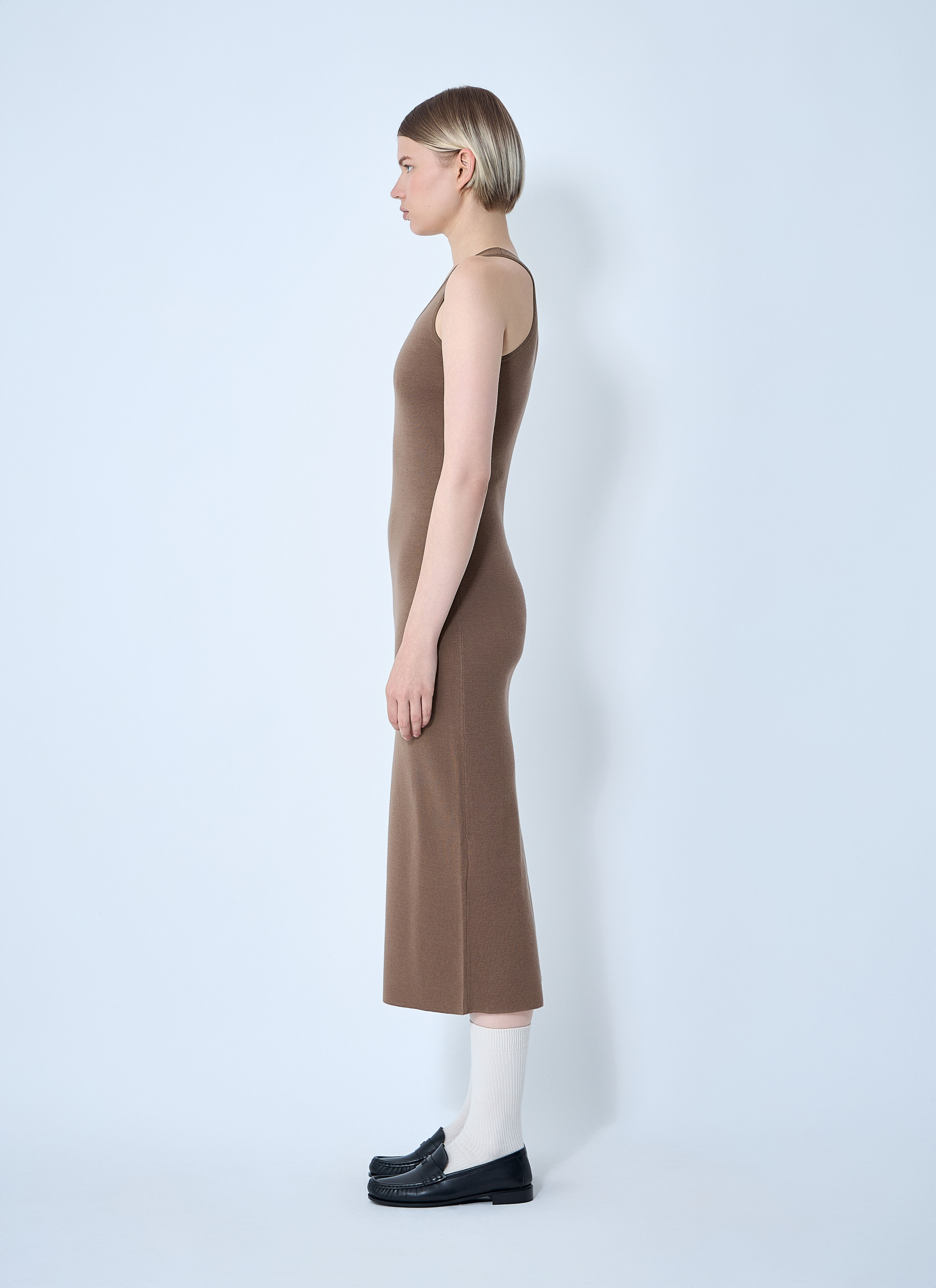 Knitted Wool Midi Dress - 3