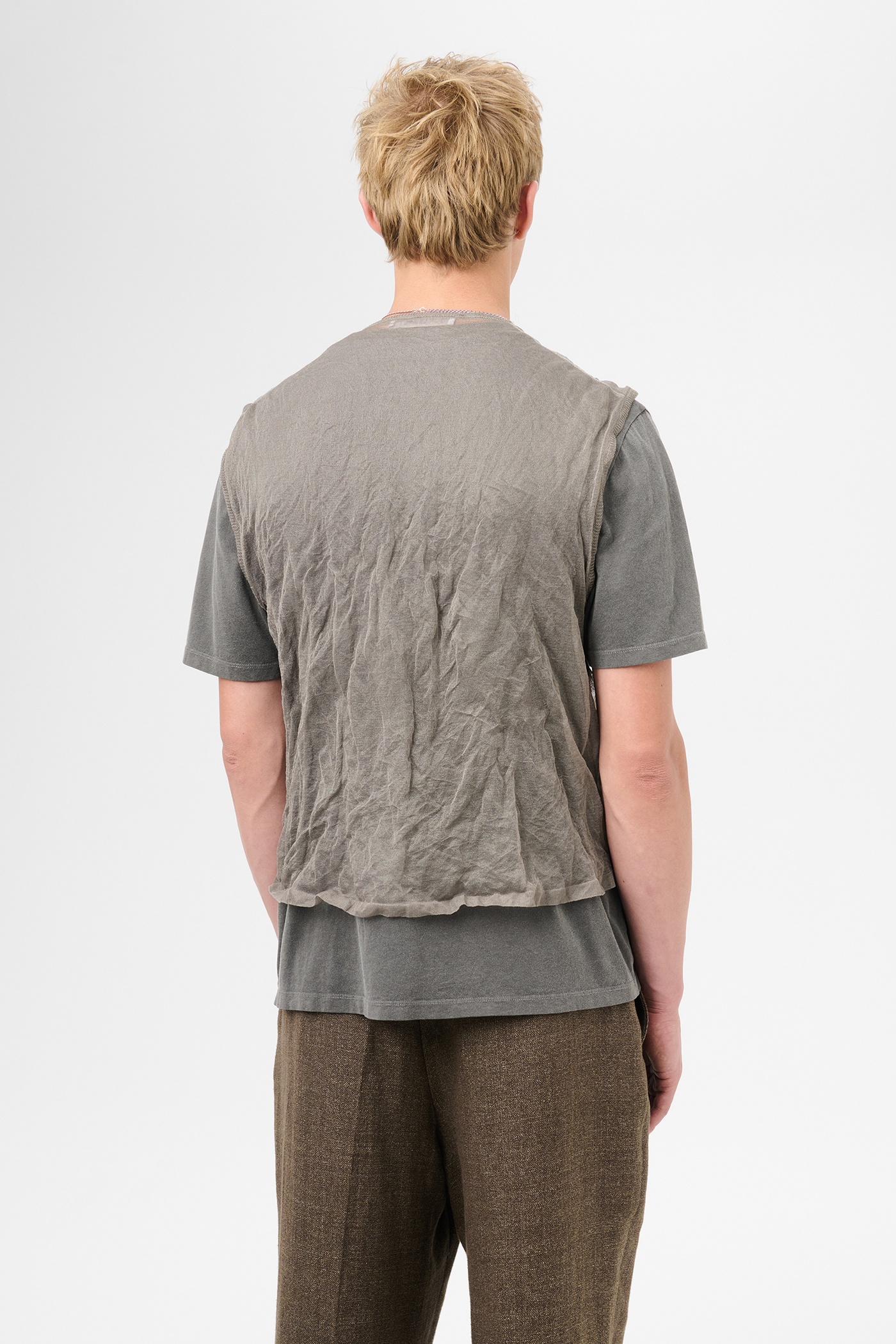 Crush Vest Ash Silk Steel - 5