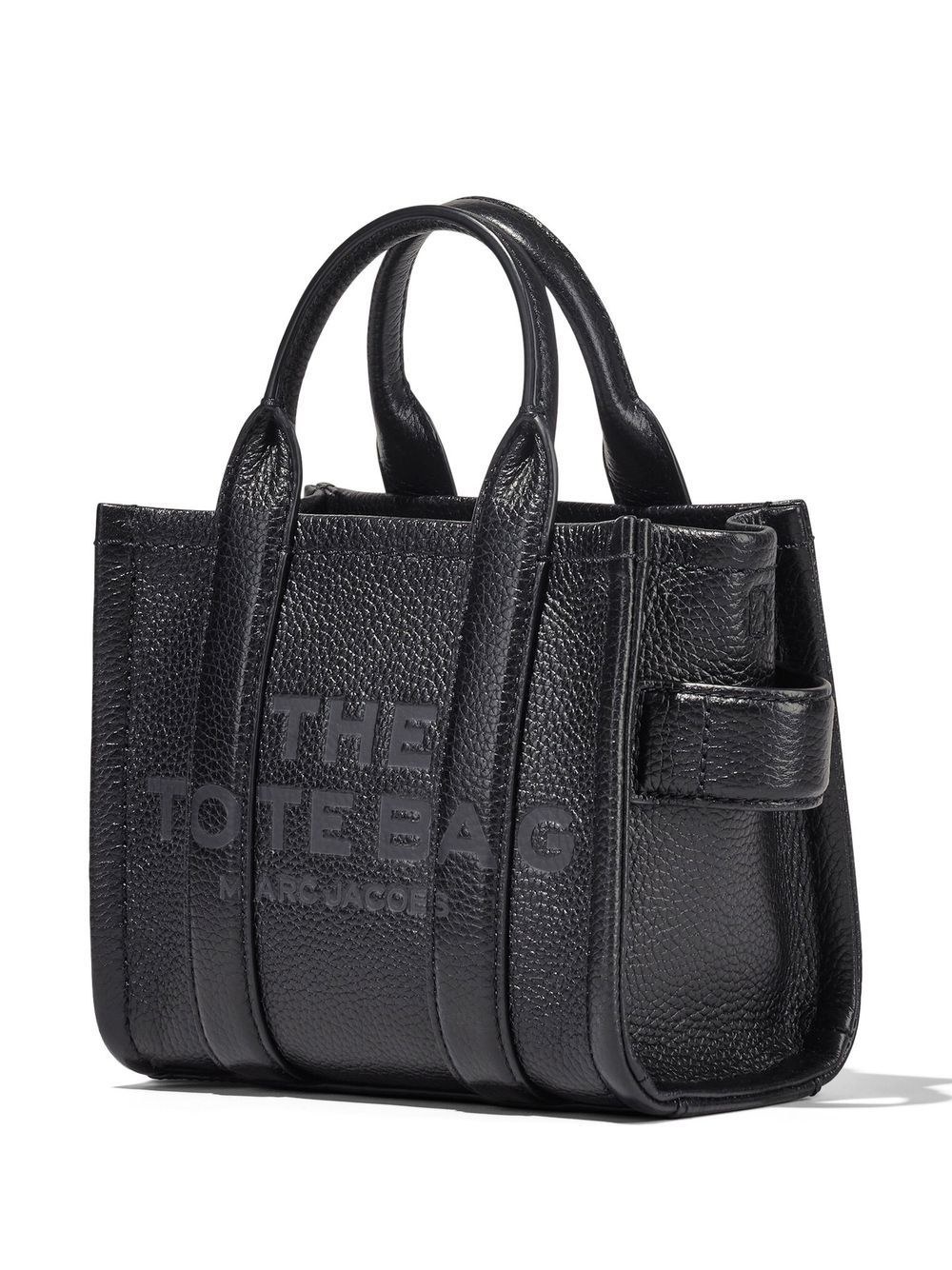 micro The Leather tote bag - 4