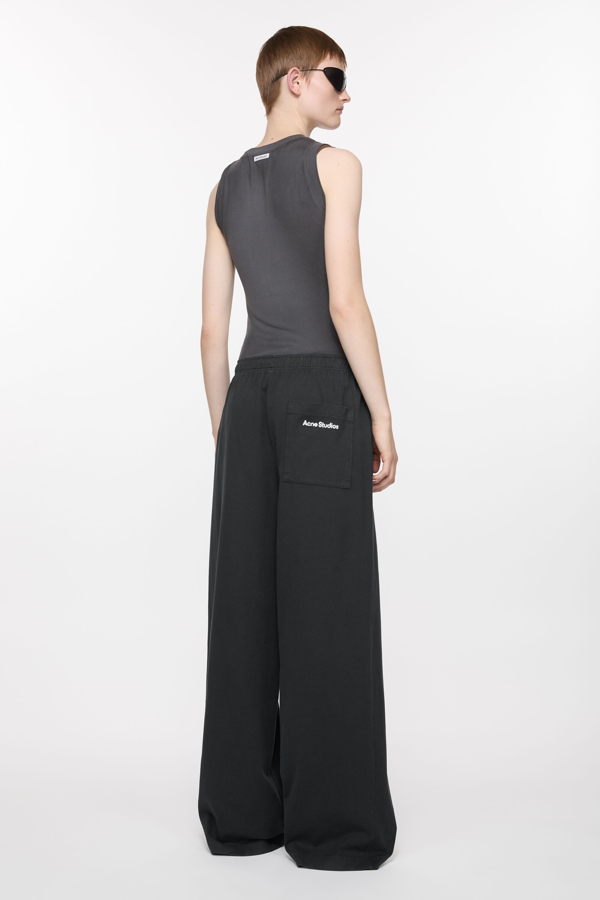 Acne Studios - Sweatpant logo stamp - Black