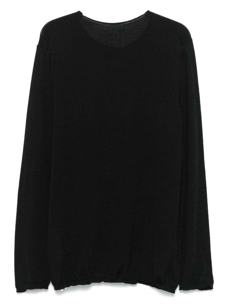 Comme des Garçons SHIRT Freedom-embroidered sweater outlook