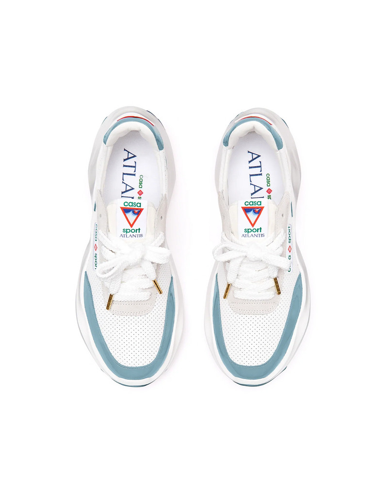 Womens Atlantis White & Powder Blue Sneaker 8