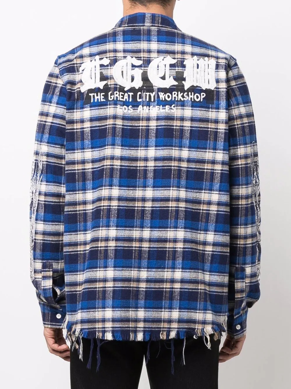 x The Great City Workshop checked shirt - 4