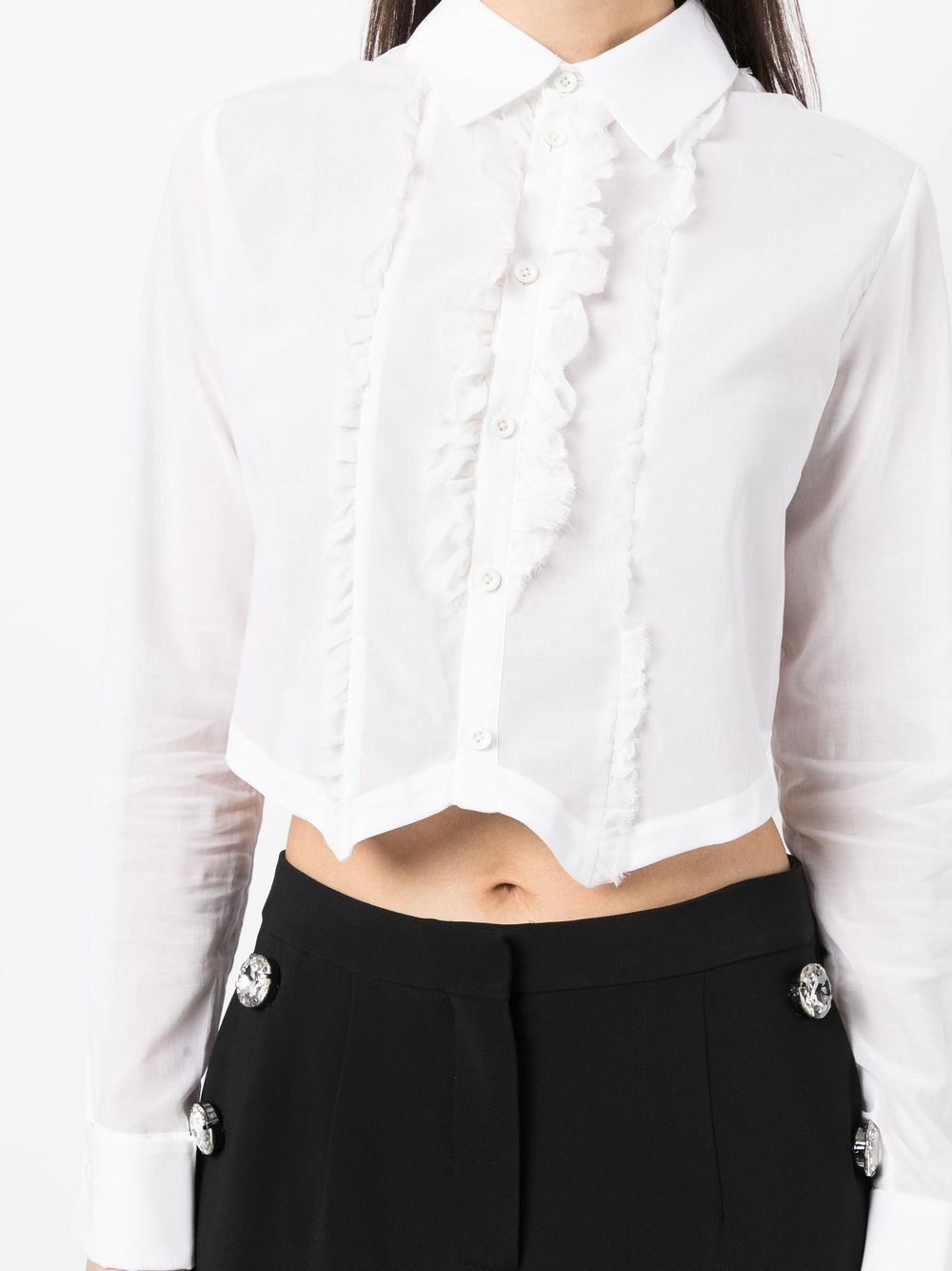ruffled tuxedo shirt - 5