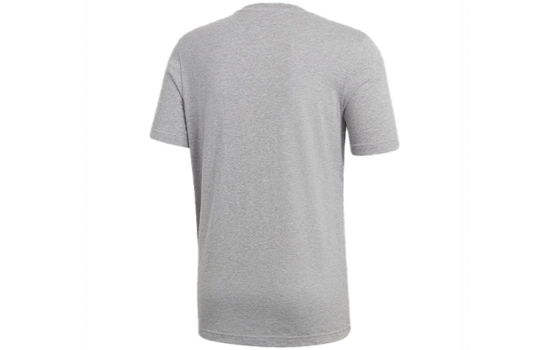 adidas adidas originals Chest Logo Sports Short Sleeve Gray CY4574 outlook