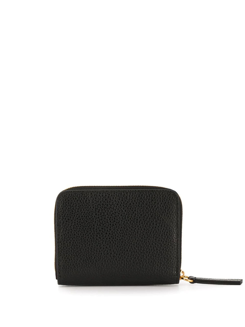 Mulberry logo plaque zip-around purse outlook