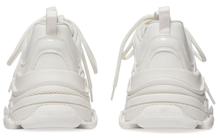 (WMNS) Balenciaga Triple S Sneakers 'White Rubber' 734953W2PAA9000 - 6