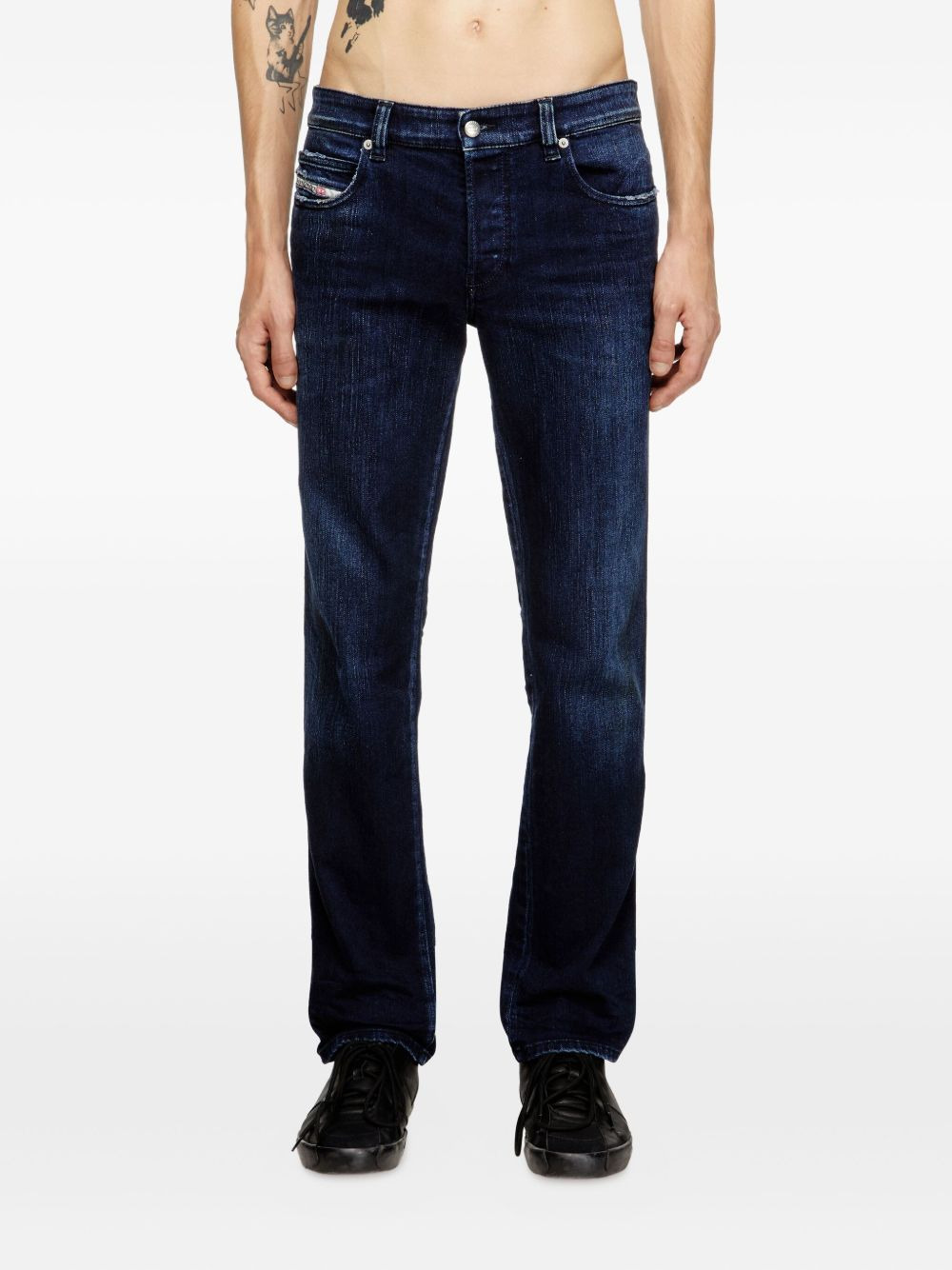 abrasions rinse jeans - 3