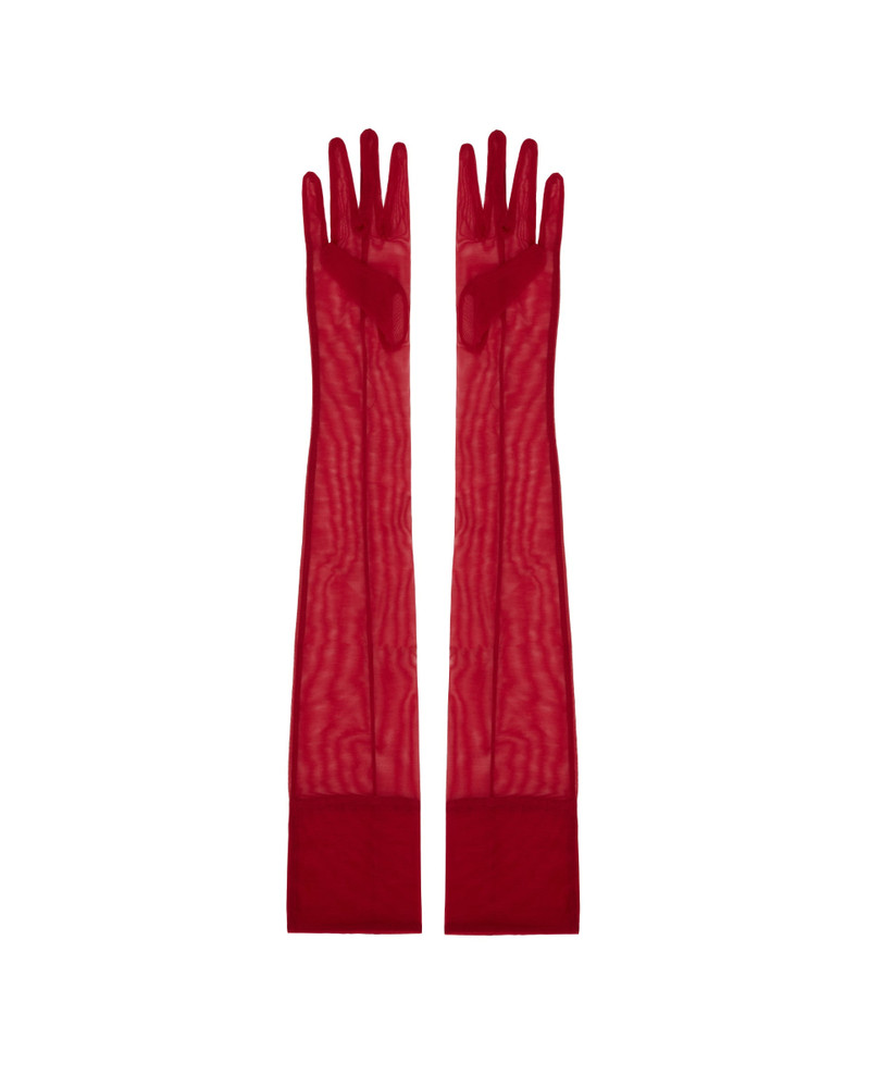 Red Re/edit Stretch Gloves 4