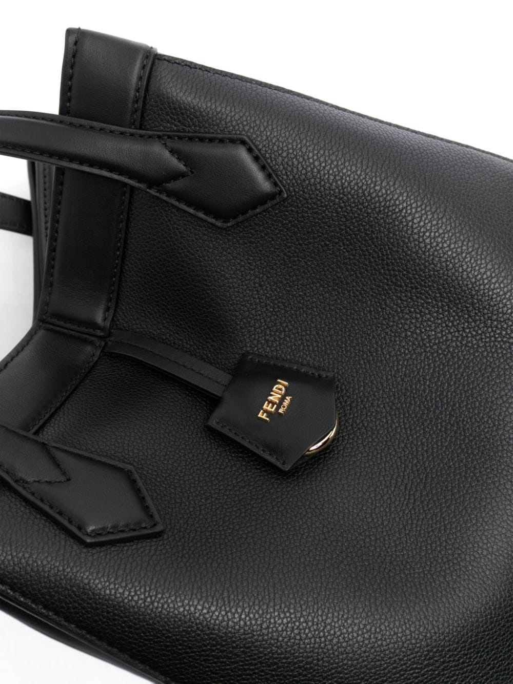 Origami leather shoulder bag - 4