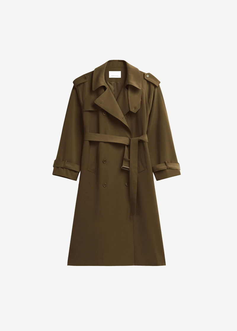 Veyron Trench Coat - Khaki 1