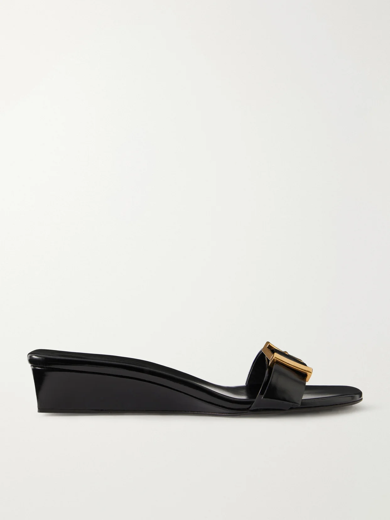 Manhattan Buckled Leather Sandals - 1