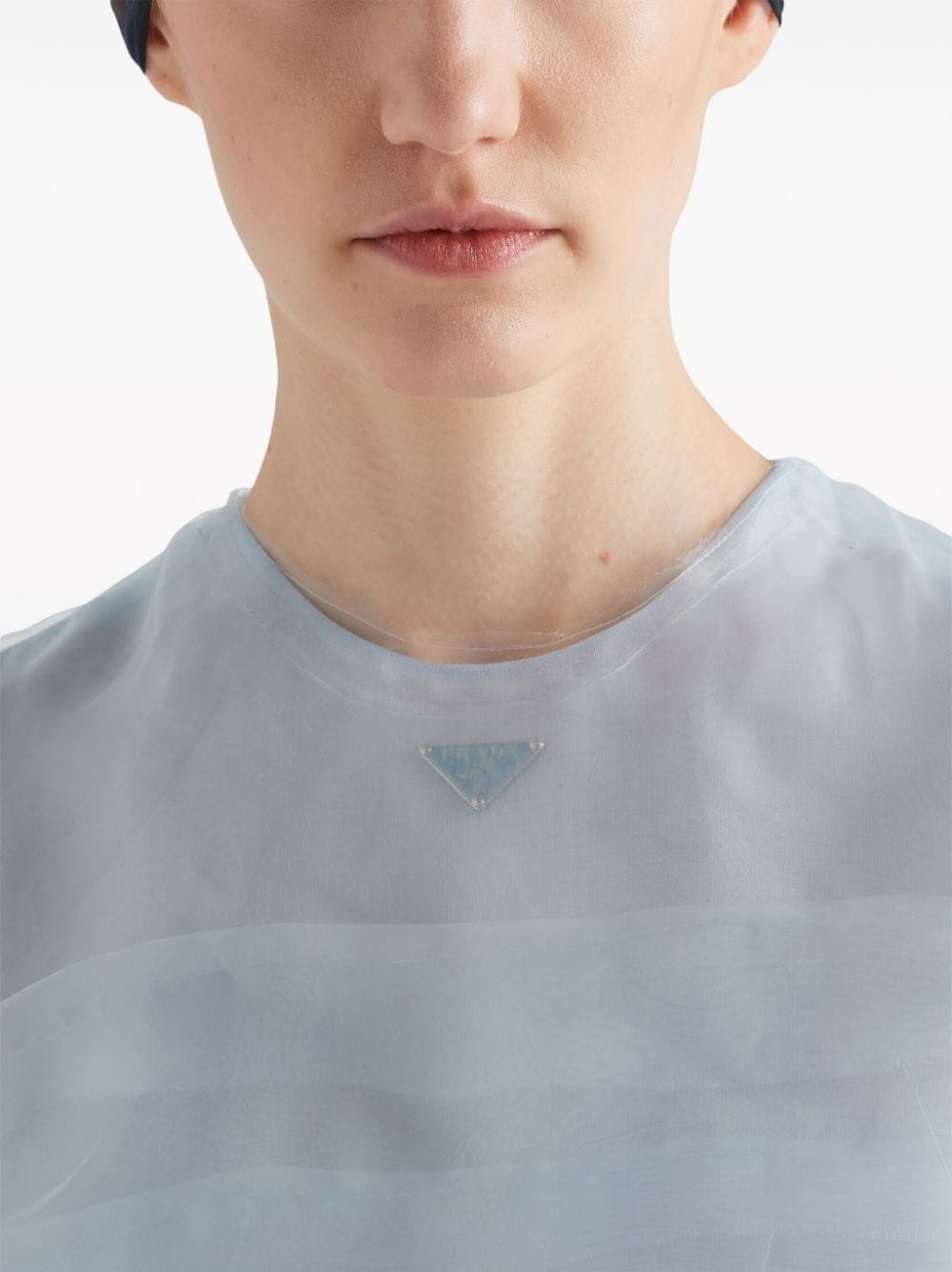 technical voile dress - 4