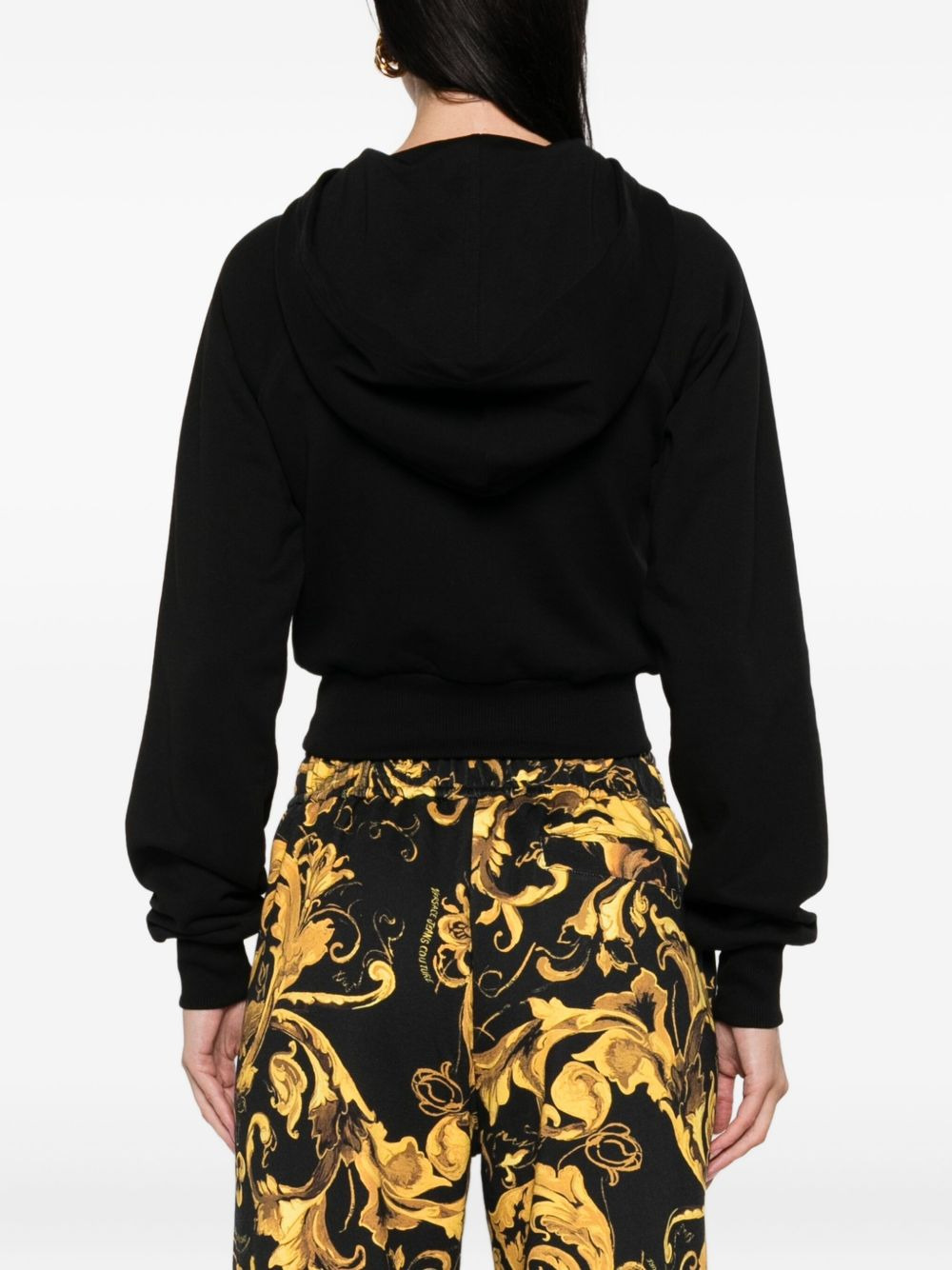 butterfly-print hoodie - 4