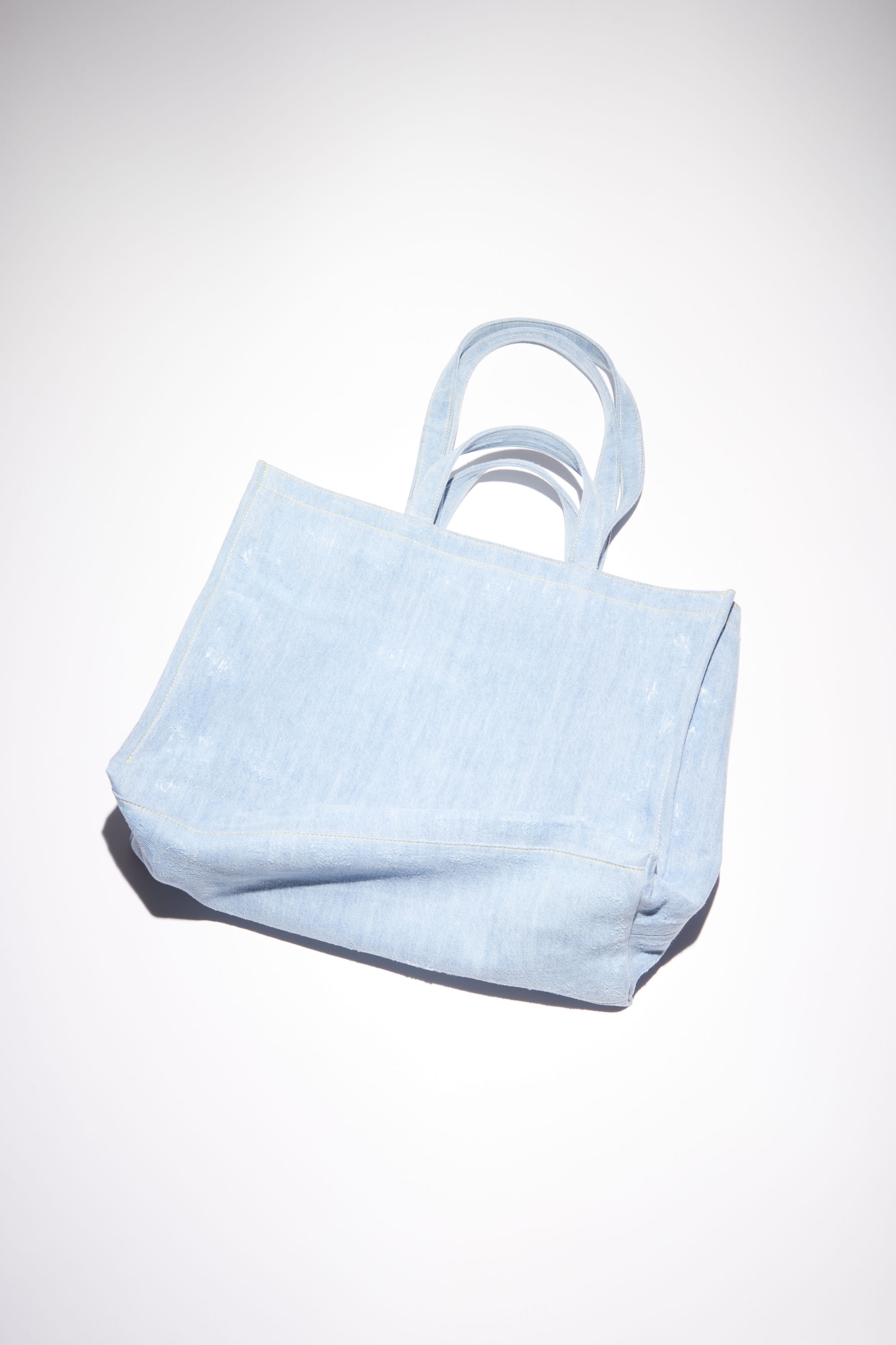 Logo shoulder tote bag - Light blue - 2