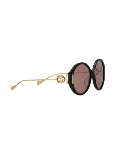 GUCCI Interlocking G round-frame sunglasses outlook