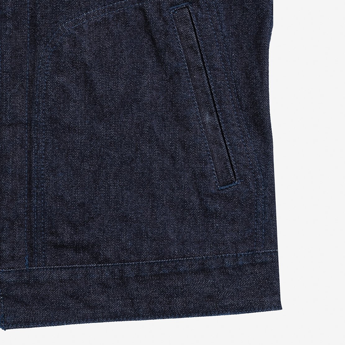 IHJ-122-IND 14oz Broken Twill Selvedge Denim Work Jacket - Indigo - 13