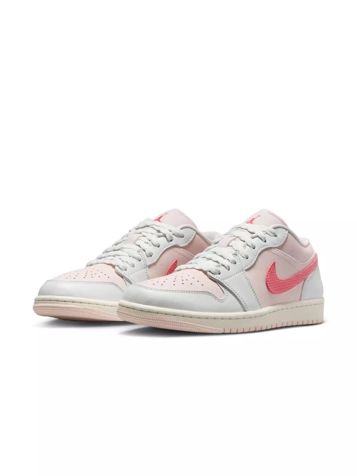 1 Low SE "Summit White/Magic Ember/Light Soft Pink" Women's Shoe - 5