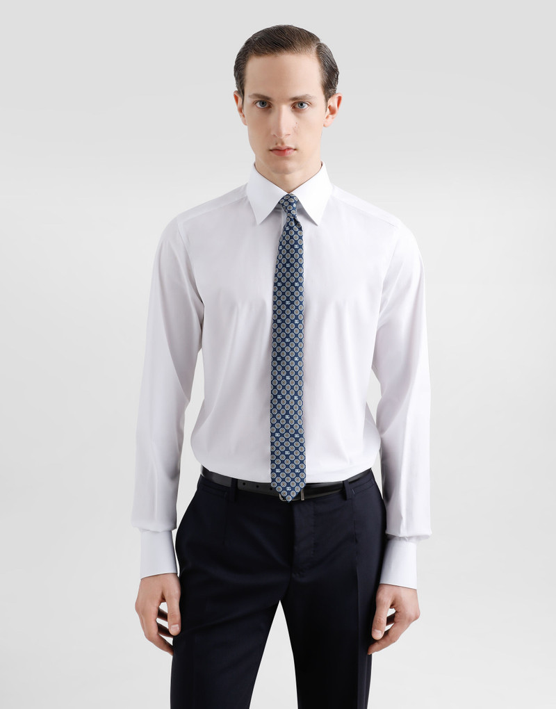 Dolce & Gabbana Martini tie with jacquard micro-designs and logo outlook