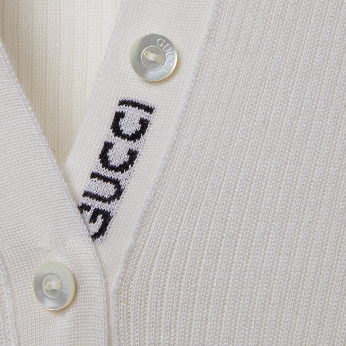 Cashmere and silk polo top with Web - 7