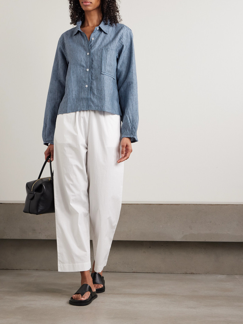 DEIJI STUDIOS Striped Linen Shirt outlook