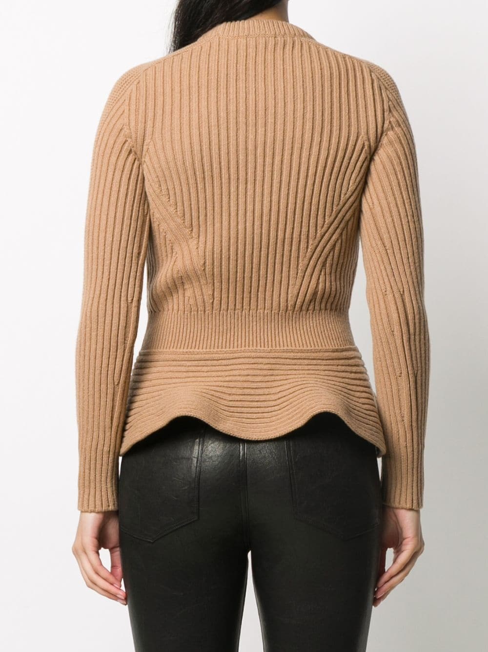 ribbed knit jumper - 4