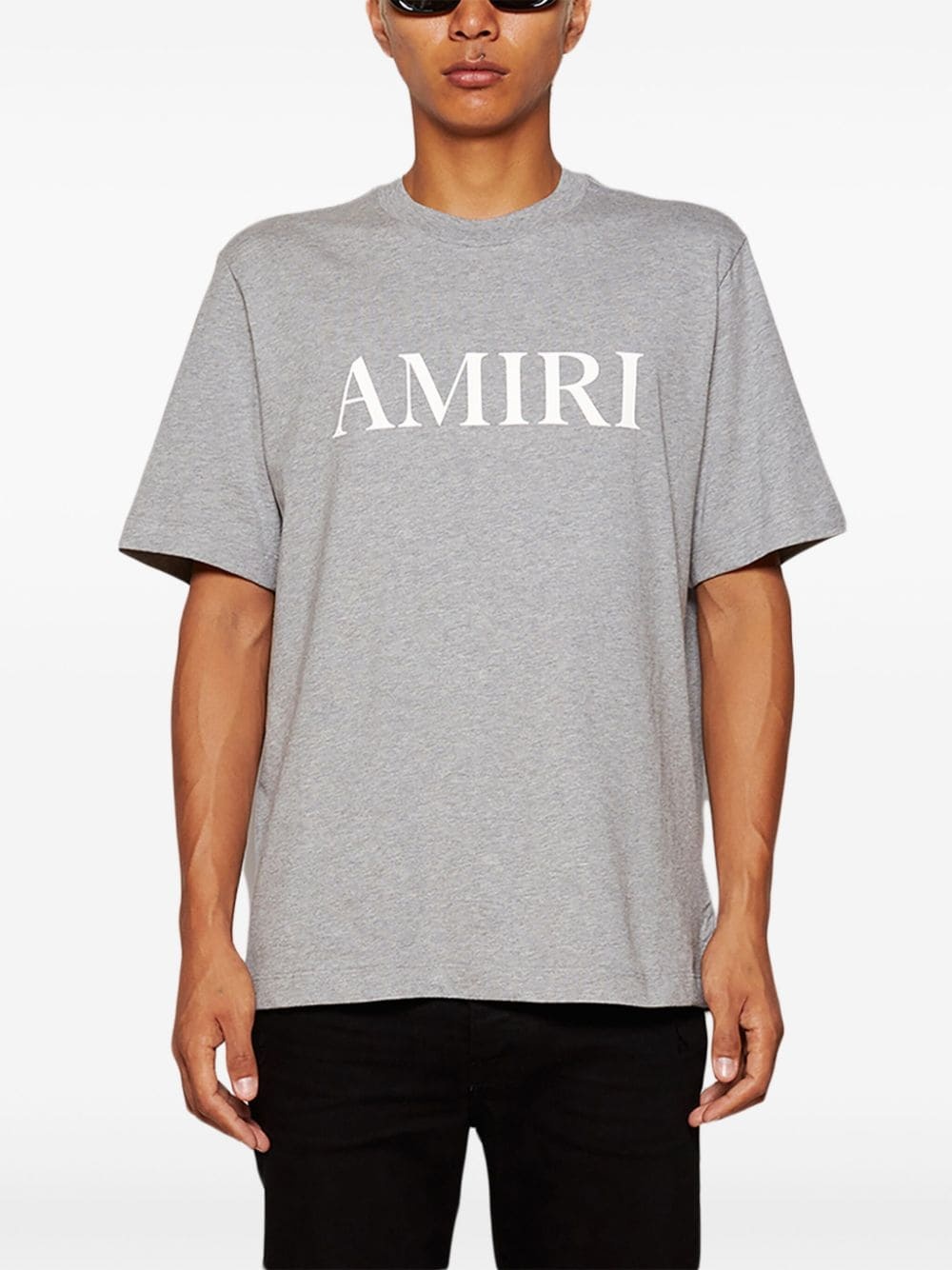 logo-print cotton T-shirt - 3