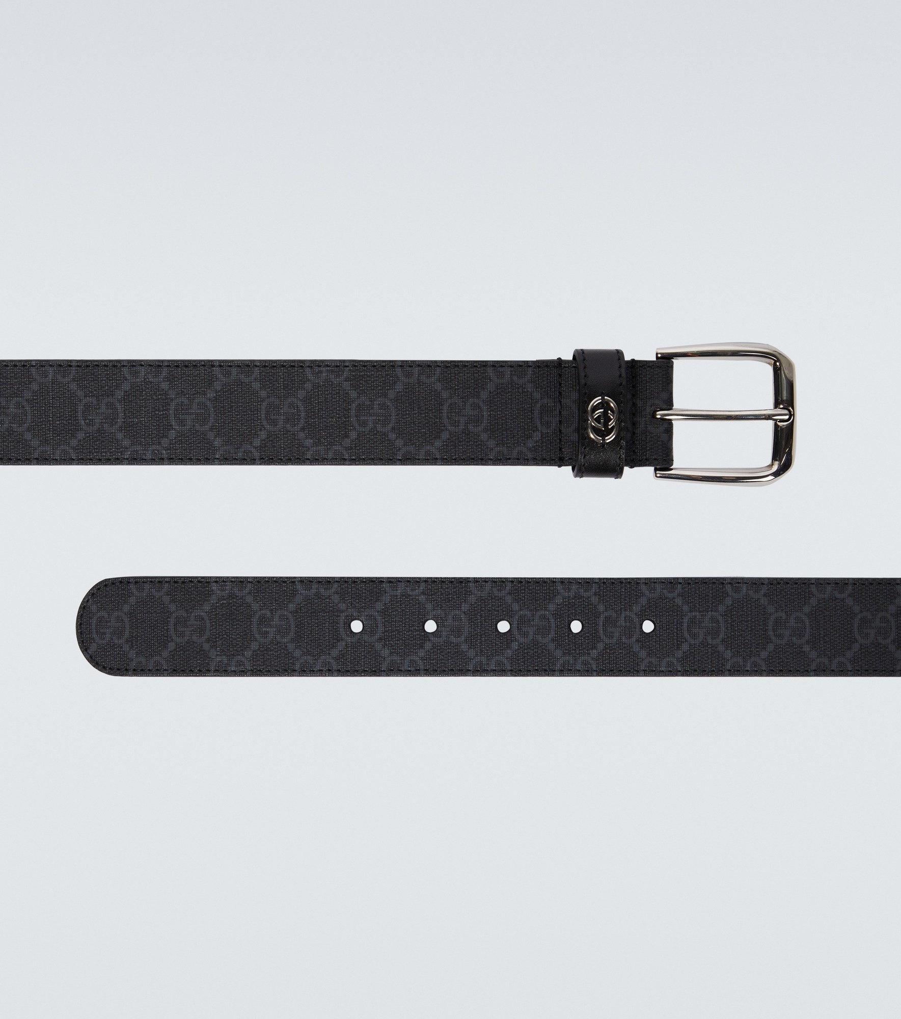 GG leather belt - 4