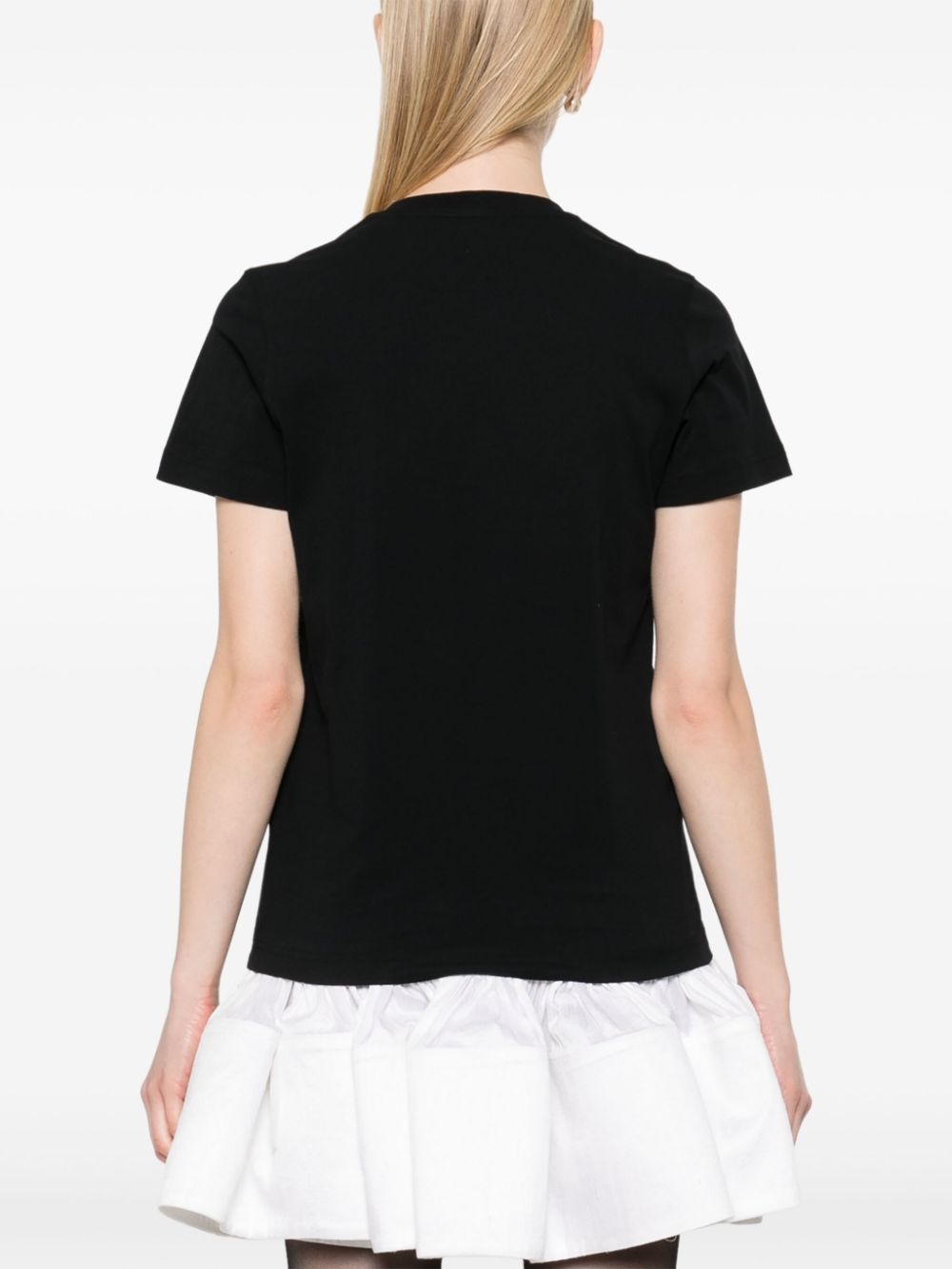 logo-embroidered T-shirt - 4