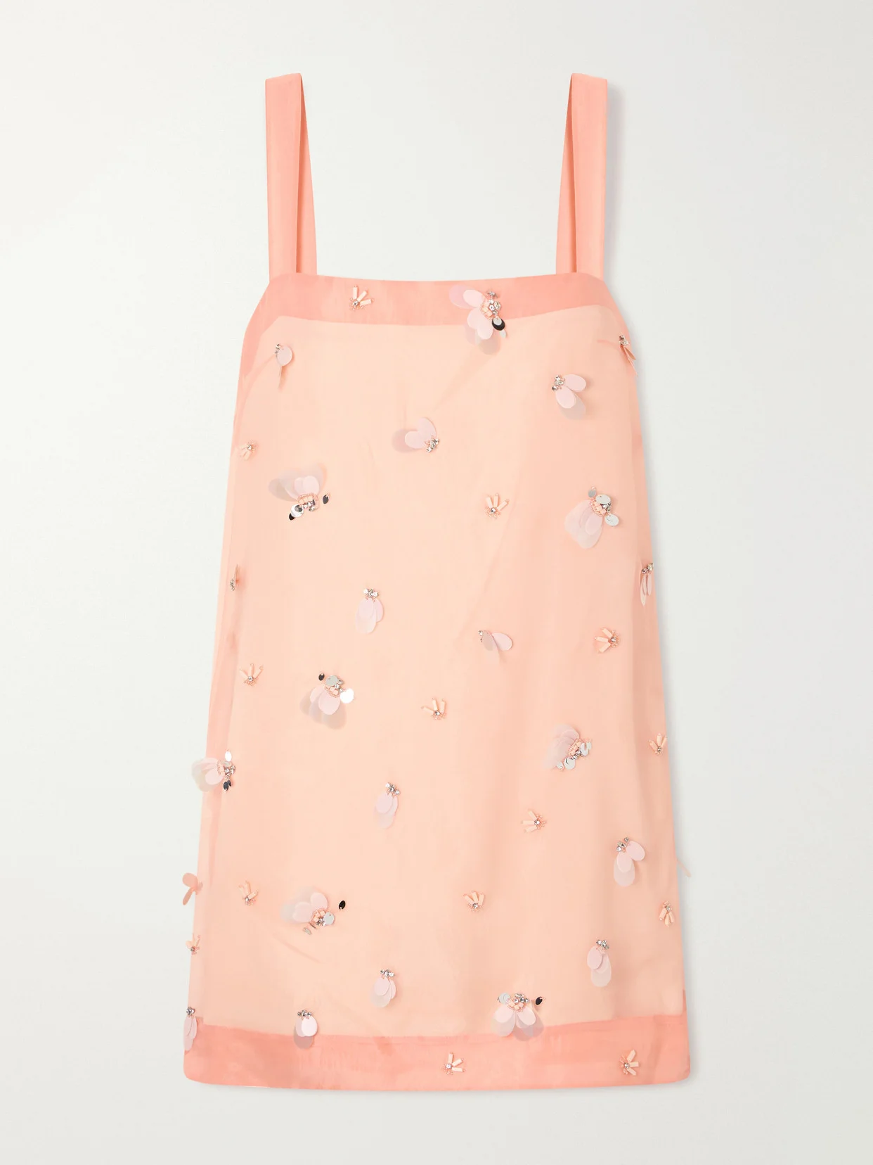 Sumi Embellished Organza Mini Dress - 1