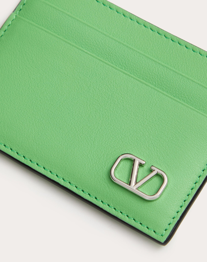 Valentino VLOGO SIGNATURE CALFSKIN CARD HOLDER outlook
