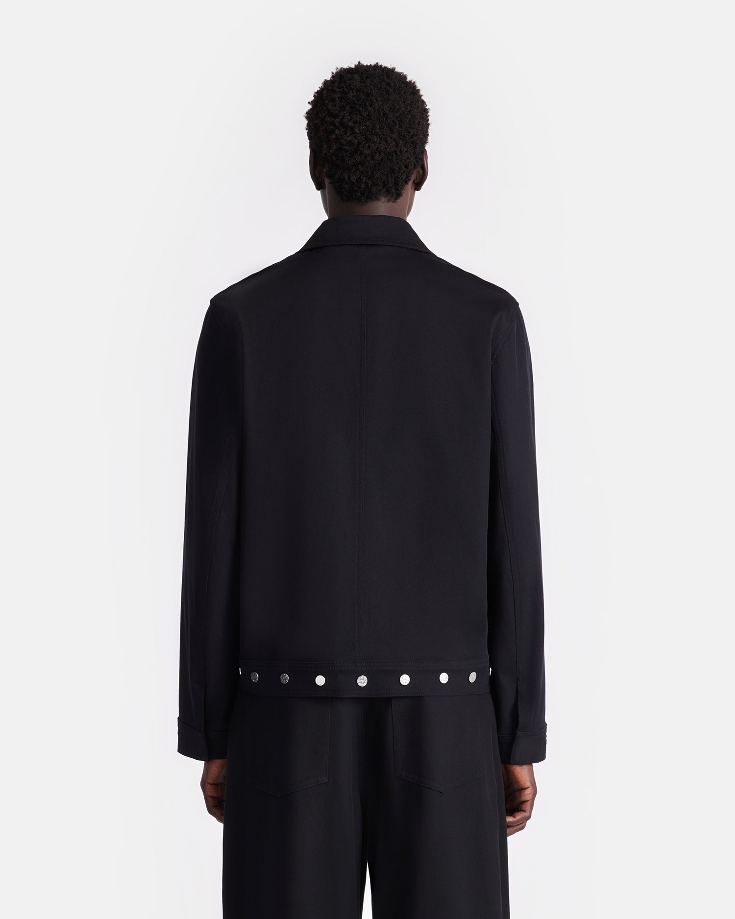 Studded Calvary-Twill Jacket - 3