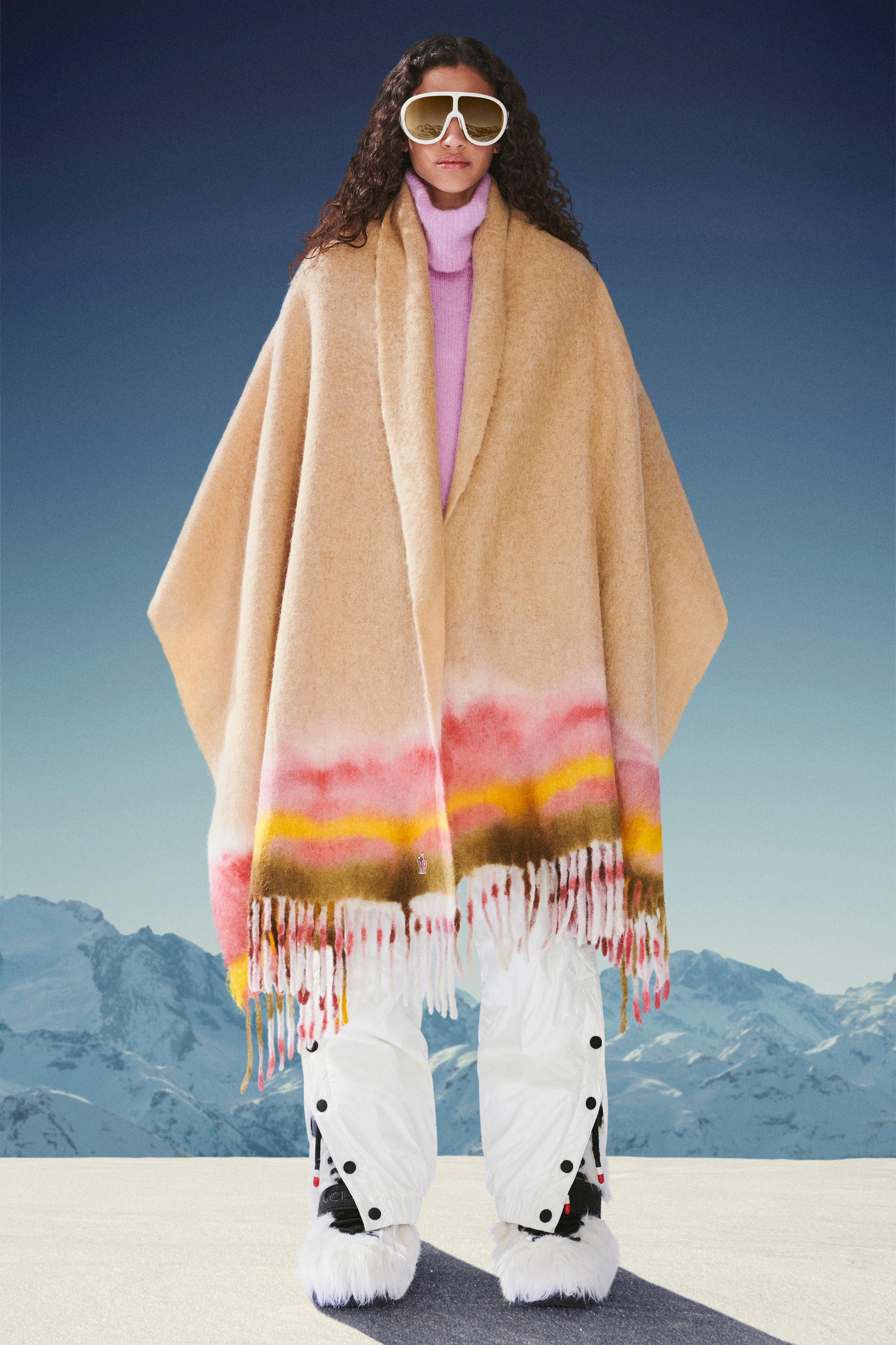 Wool And Mohair Scarf - 1