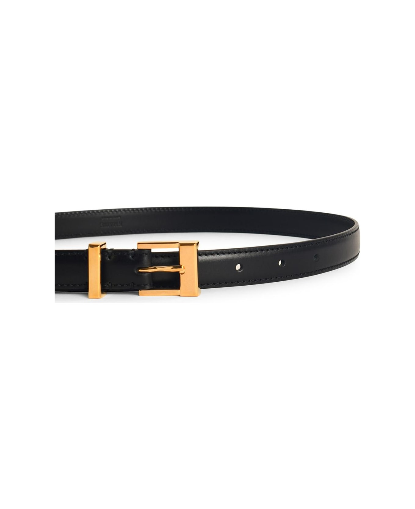 'manhattan' Black Leather Belt - 3
