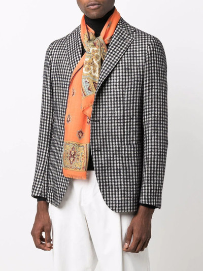 Etro paisley-print selvedge scarf outlook