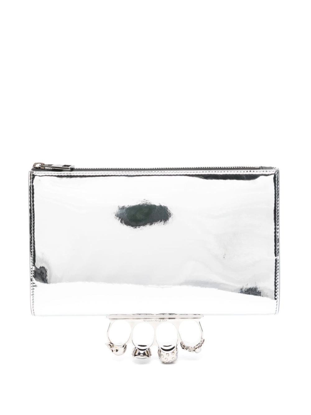 Knuckle leather clutch - 1