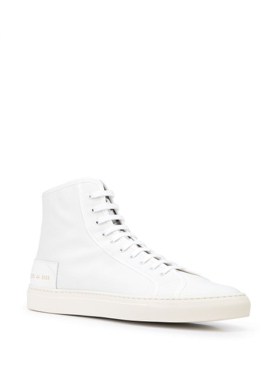 Common Projects Tournament hi-top sneakers outlook