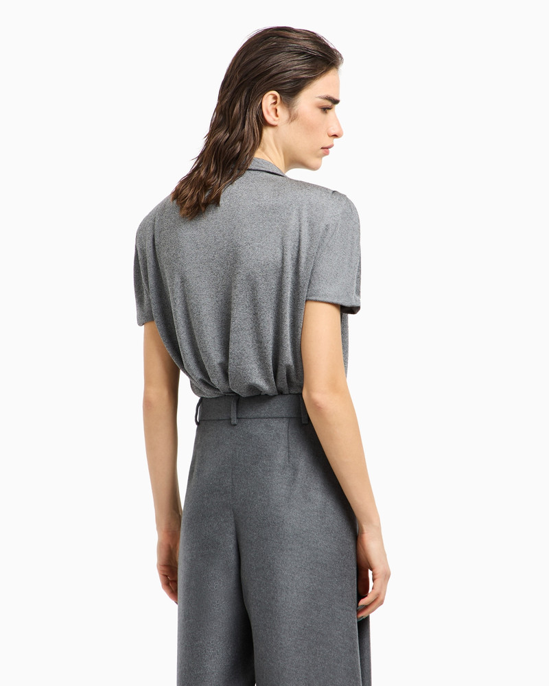CHINÉ-EFFECT JERSEY JUMPER 3