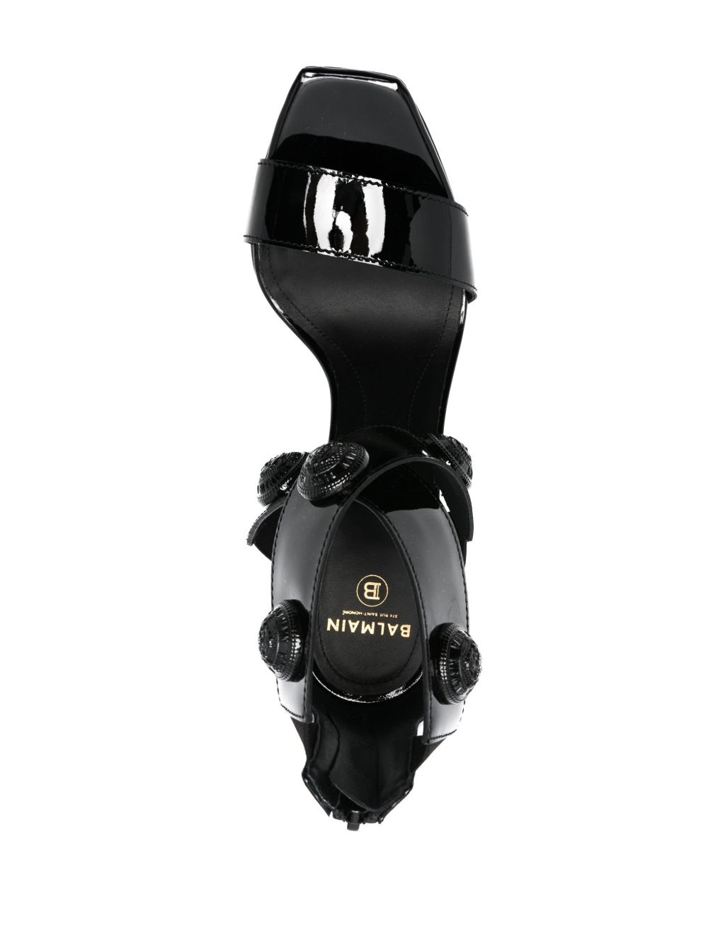 Alma 95mm leather sandals - 4