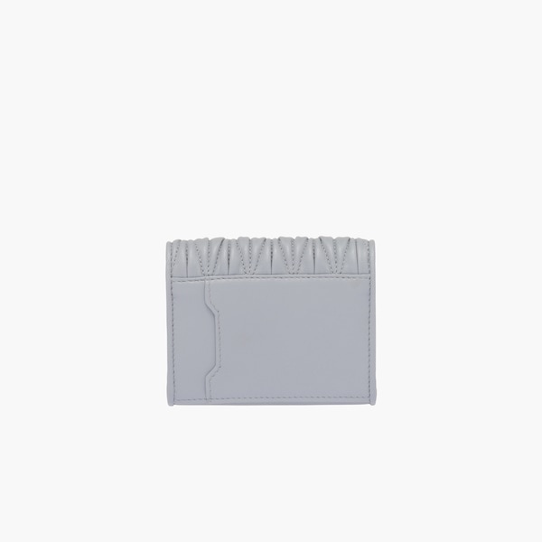 Matelassé nappa leather card holder - 6
