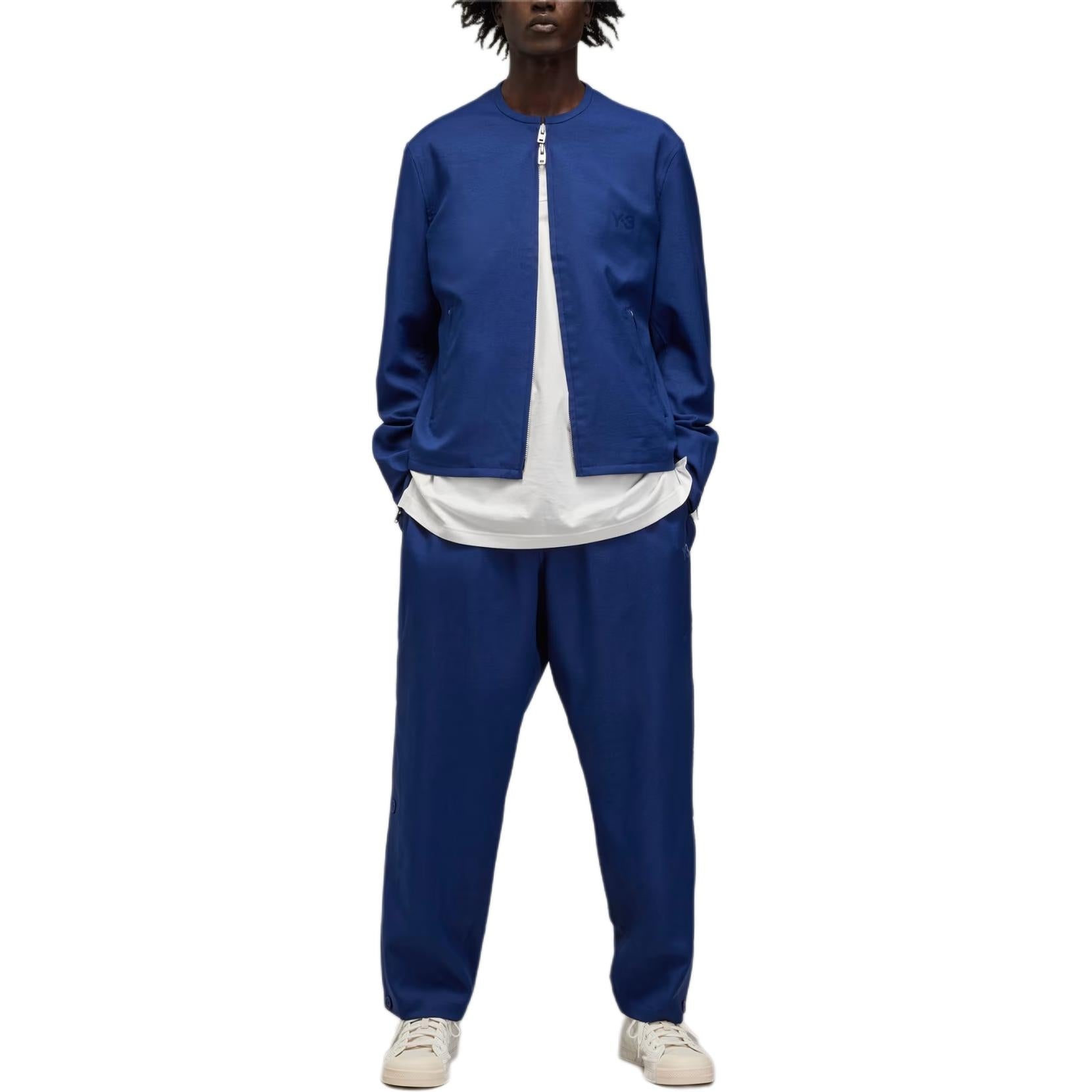 adidas Y-3 Mesh 3-Stripes Track Top 'Dark Blue' JM7795 - 2
